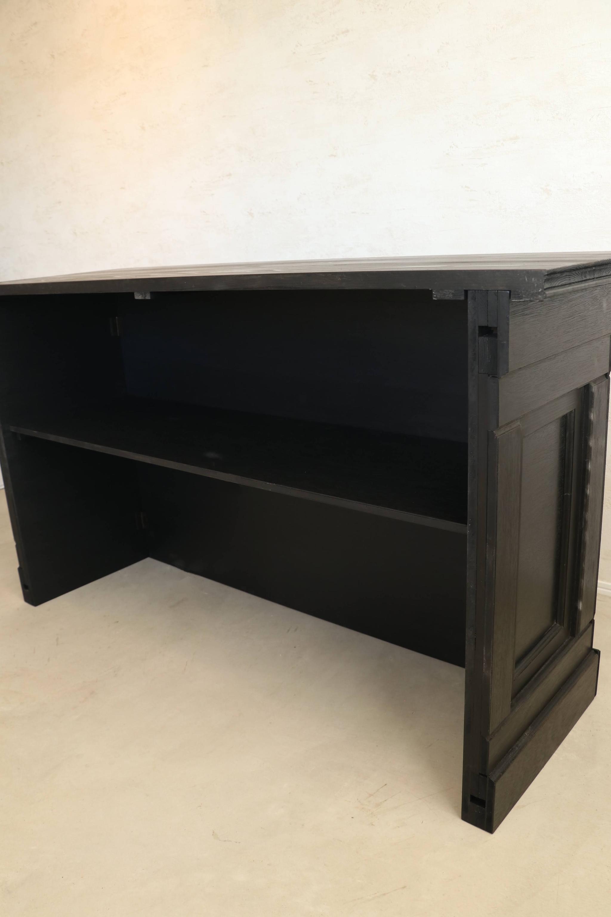 折畳みアンティークカウンター 折たたみテーブル レジ台 キャッシャー バーカウンター ディスプレイ 店舗什器 マルシェ | 10枚目